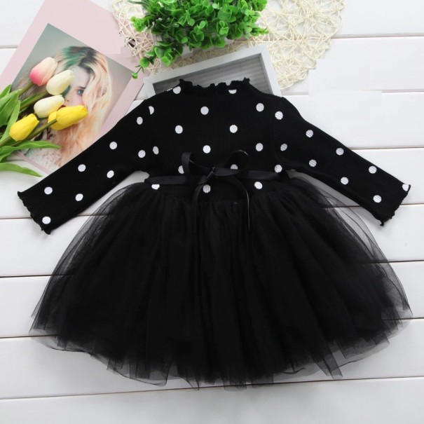 Mädchenkleid N136 schwarz 6-12 Monate