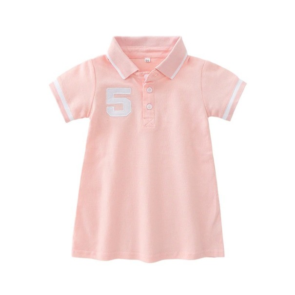 Mädchenkleid N338 hellrosa 6