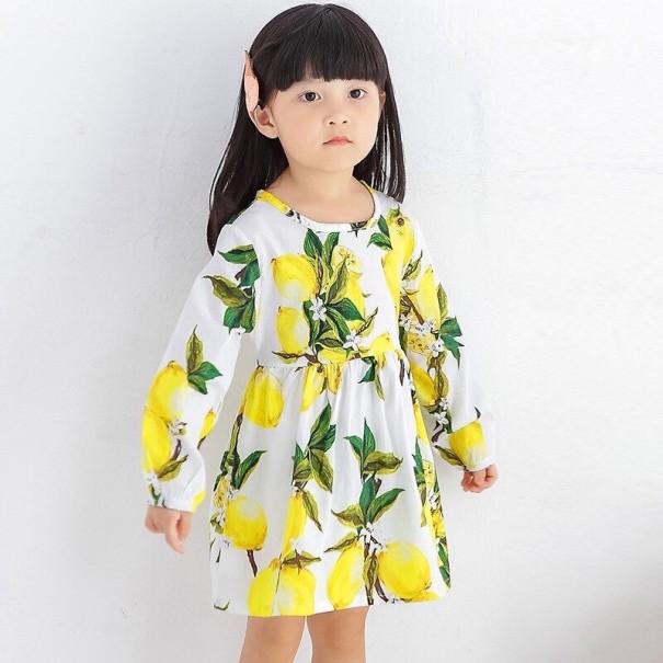 Mädchenkleid N446 weiß 3