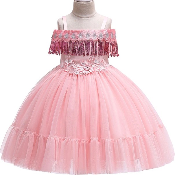 Mädchenkleid N458 rosa 10