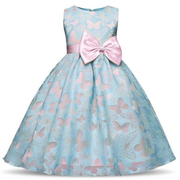 Mädchenkleid N506 hellrosa 10