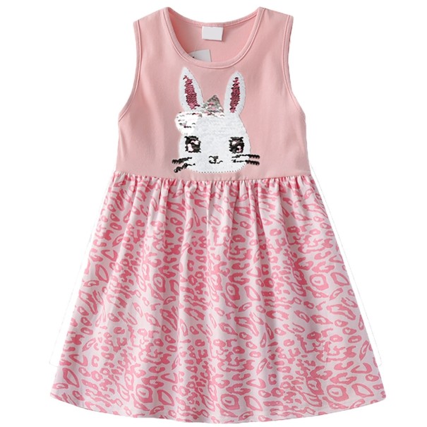 Mädchenkleid N536 hellrosa 4