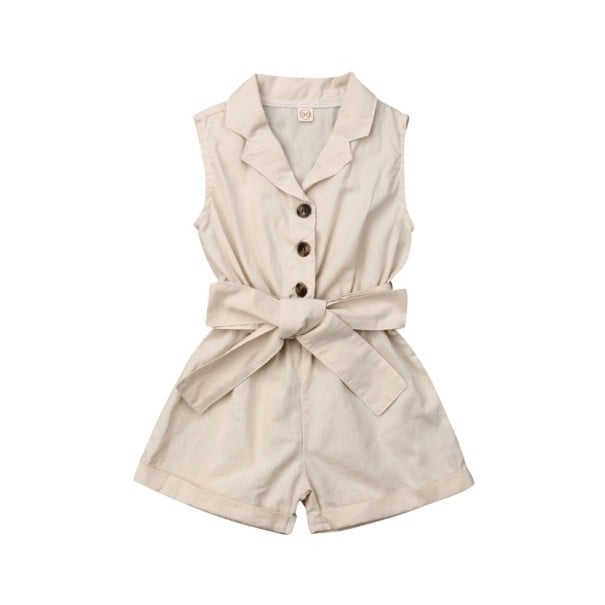 Mädchenoverall L1190 beige 2