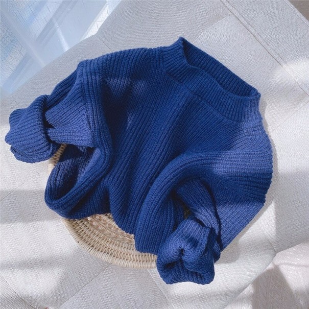 Mädchenpullover L598 dunkelblau 6