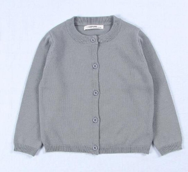 Mädchenpullover L645 grau 9-12 Monate