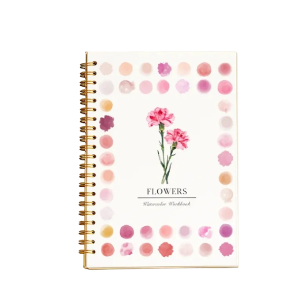 Magische Aquarellmalbücher mit Spiralbindung 16,5 × 23 cm kreatives Heft zum Malen mit Wasser und Entspannen 1