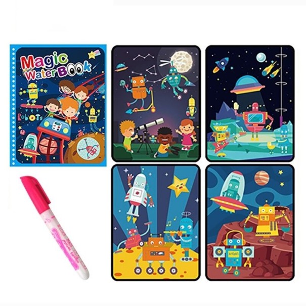 Magiske malebøger med vandpen 9
