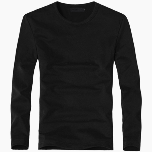 Maglietta da uomo a maniche lunghe T2041 nero L 1