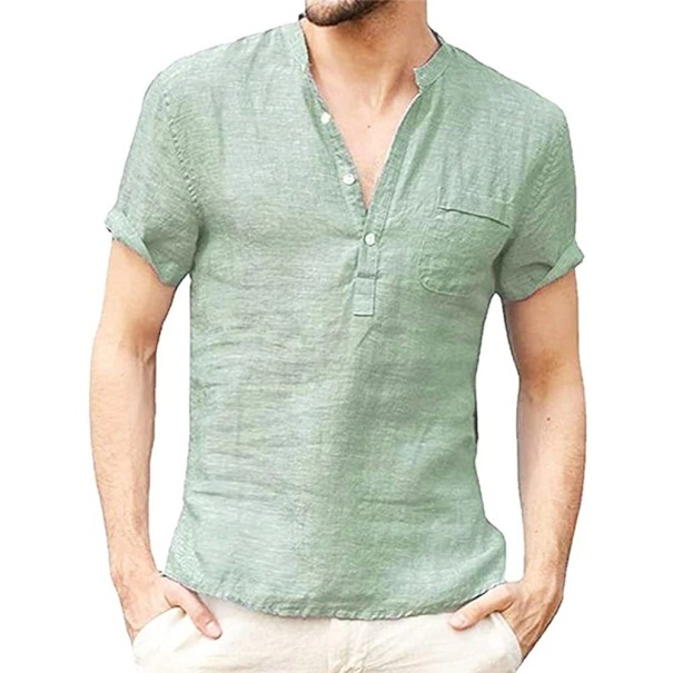 Maglietta da Uomo T2029 verde chiaro XXL
