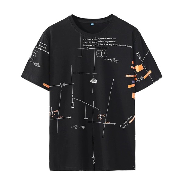 Maglietta da Uomo T2057 nero 3XL