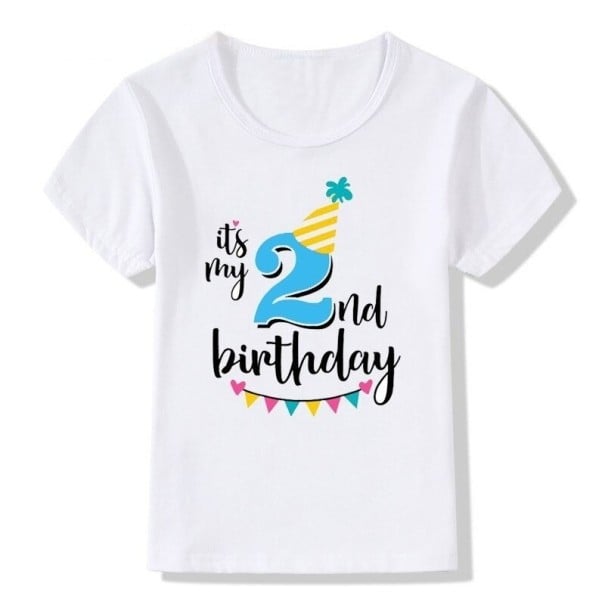 Maglietta di compleanno per bambini 3 I