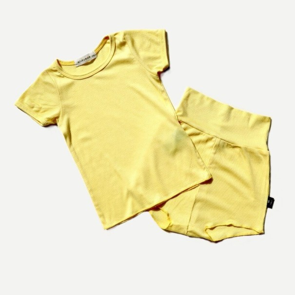 Maglietta e pantaloni corti per bambini L1322 9-12 mesi I