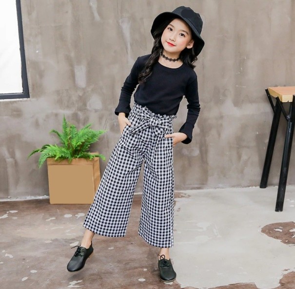 Maglietta e pantaloni da ragazza L1199 10