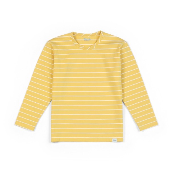 Maglietta per bambini a maniche lunghe T2549 giallo 4