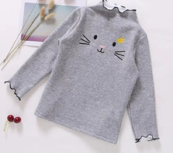 Maglietta per ragazze T2546 grigio 6