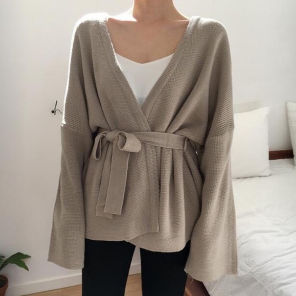 Maglione avvolgente da donna A2164 3