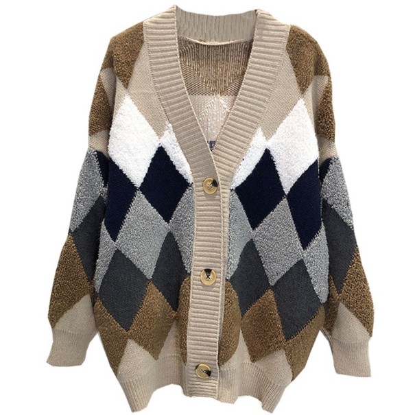 Maglione da donna con bottoni A2947 1