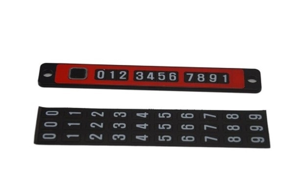 Magneettinauha puhelinnumerolle autossa 5