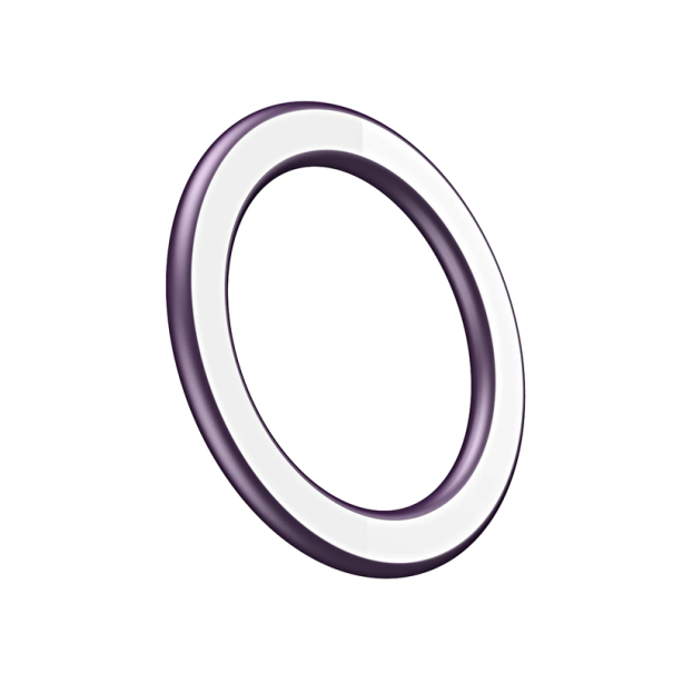Magneettinen rengaspidike MagSafelle, halkaisija 58 mm, metallirengas langattomaan lataukseen, itsekiinnittyvä puhelimen pidike iPhone-lisävarusteille violetti