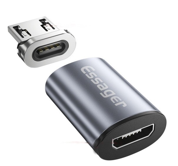Magneettinen sovitin Micro USB K8:een 1