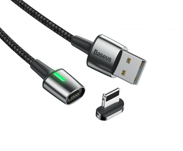Magneettinen USB-datakaapeli musta 1