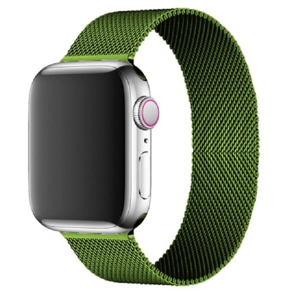 Mágneses szíj Apple Watchhoz 42 mm / 44 mm / 45 mm zöld