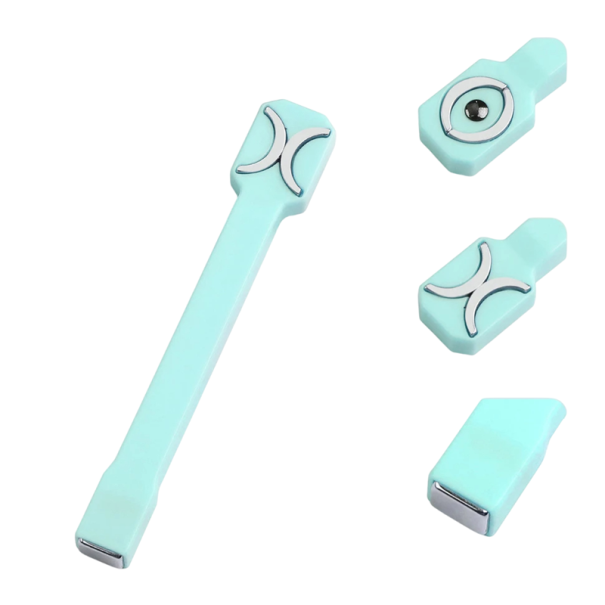 Magnet pentru unghii 3-în-1 11 x 1,8 cm Magnet puternic Efect de ochi de pisică Magnet pentru lac cu gel Instrument pentru decorarea unghiilor Modele creative Manichiură menta verde