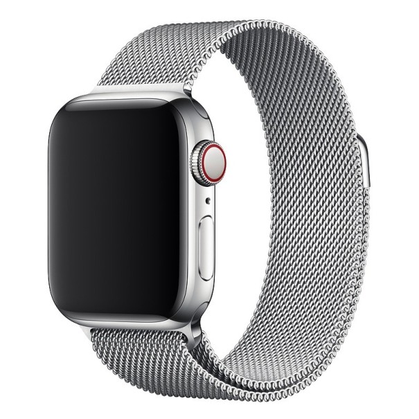 Magnetarmband für Apple Watch 38 mm / 40 mm / 41 mm silbern