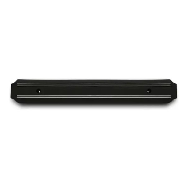 Magnetic Knife Strip 55 cm with Two Magnetic Strips Metal Black Wall Mount Knife and Tool Holder For Kitchen Workshop and Garage 1