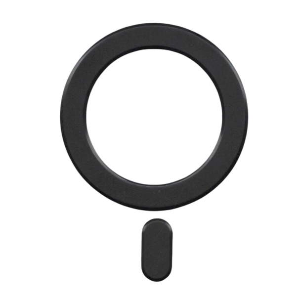 Magnetic Phone Holder with Universal Sticker 5.9 cm Magnetic Ring for iPhone and Android Secure Attachment and Comfortable Use black