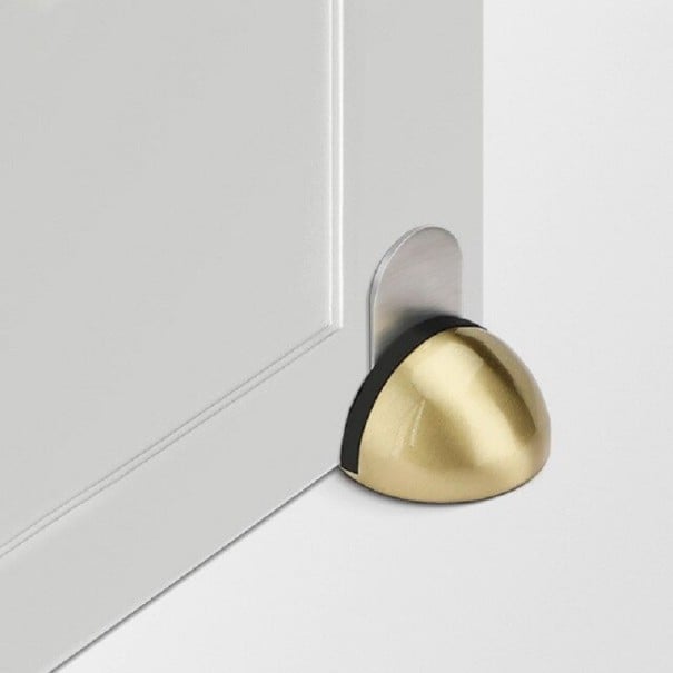 Magnetická dveřní zarážka P3733 zlatá