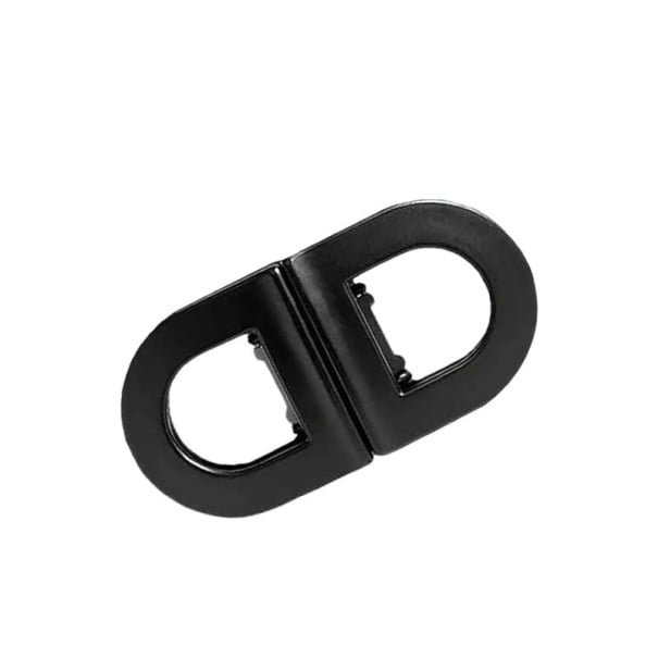Magnetická spona do vlasů 7,5 × 3 cm Silné uchycení Protiskluzová Profesionální kadeřnický klip na styling a dělení vlasů černá