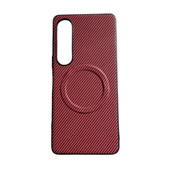 Magnetické pouzdro na mobil Sony Xperia 5 IV Ochranný kryt proti poškrábání Protiskluzový design Podpora nabíjení červená