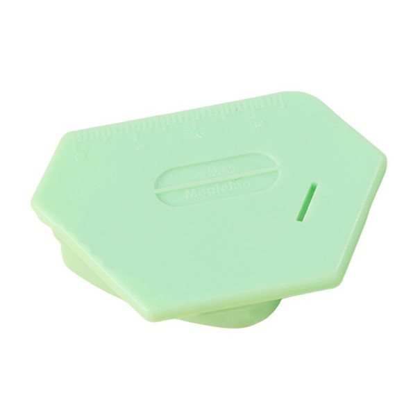 Magnetické vodítko švov 6,7 x 4 cm pre domáce šijacie stroje Lemovacia pomôcka Šijacie potreby Plastové univerzálne príslušenstvo na šitie zelená