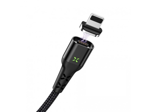 Magnetický datový USB kabel K464 černá 3 m 3