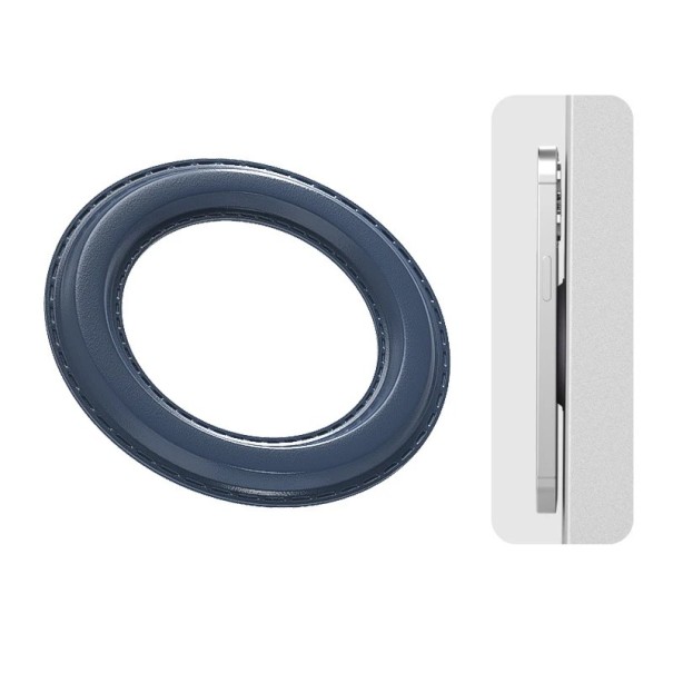 Magnetický držák 360° kruh pro iPhone 14 13 12 Univerzální otočný držák na telefon Magnetický kroužek tmavě modrá