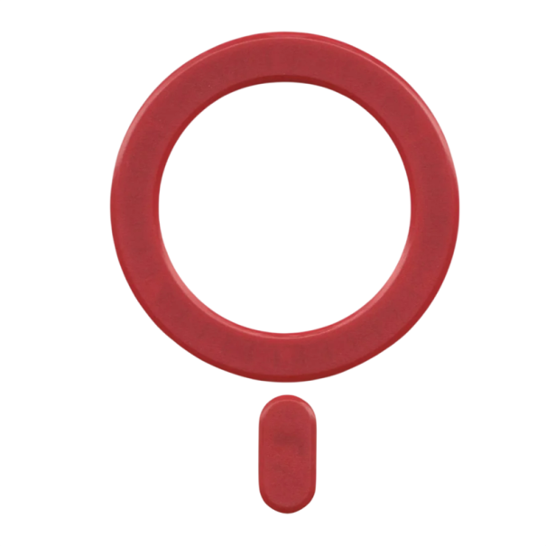 Magnetický držiak telefónu s univerzálnou nálepkou 5,9 cm Magnetický krúžok pre iPhone a Android Pevné uchytenie a pohodlné používanie červená