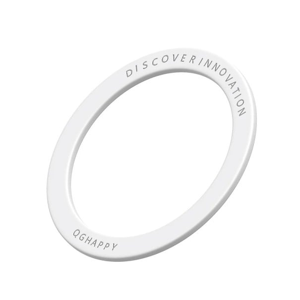 Magnetický krúžok držiak telefónu 53 x 45 mm Univerzálny držiak na mobil pre iPhone 12 až 14 a Xiaomi Silné magnetické uchytenie biela