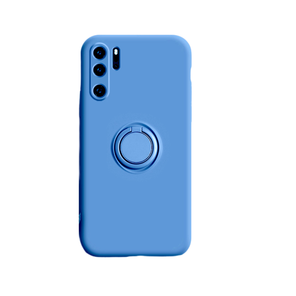 Magnetický silikonový kryt na Huawei P30 modrá