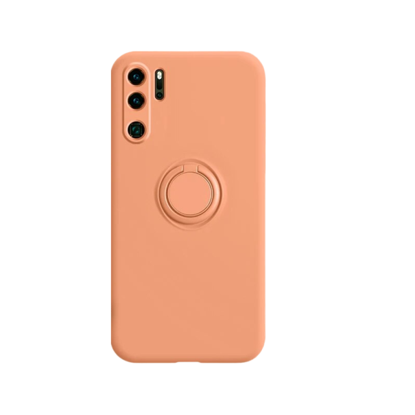 Magnetický silikonový kryt na Huawei P40 Lite meruňková