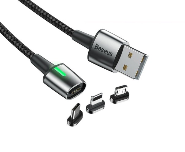 Magnetický USB dátový kábel K497 1 m