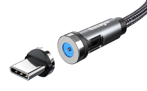 Magnetický USB kabel K531 černá 1 m 2