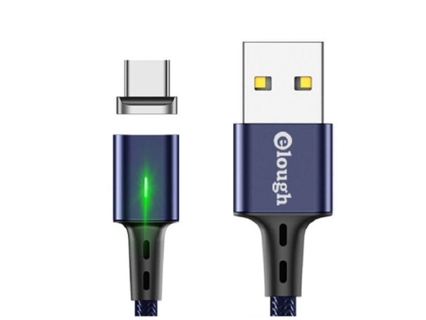 Magnetický USB nabíjecí kabel K439 modrá 2 m 2