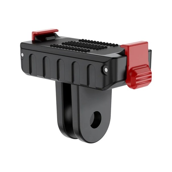 Magnetikus állványalap 4 x 2,2 x 3 cm Ronkoen a DJI Osmo Action 5/4/3 gyorskioldó adapterrel, két rögzítővel piros