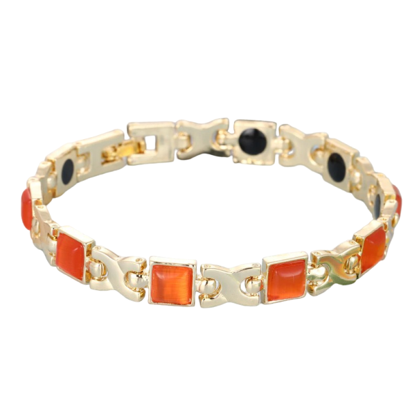 Magnetische armband voor een betere slaap Z293 oranje