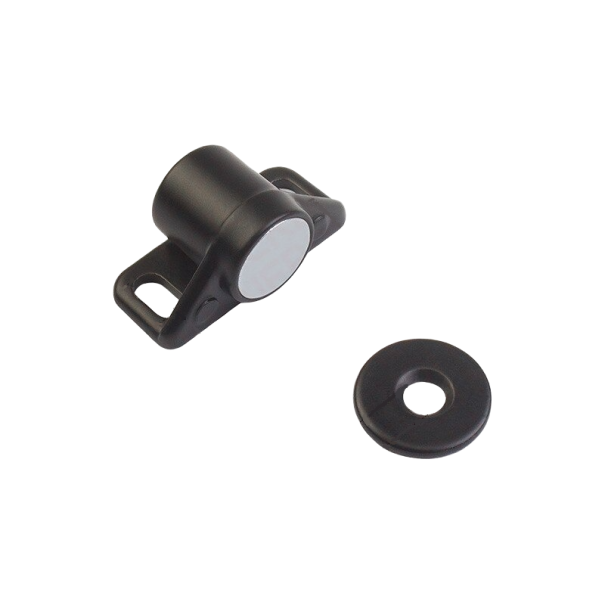 Magnetische deurstop zwart
