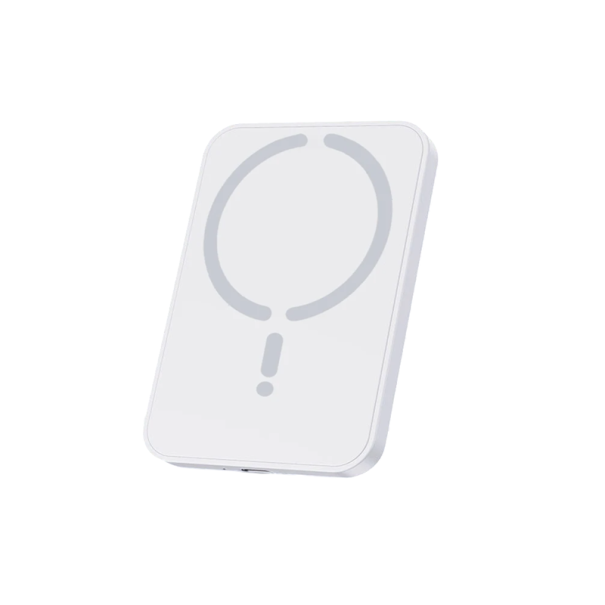 Magnetische snelle autolader 15W draadloze oplader telefoonhouder voor ventilatierooster sterke magnetische Type C-kabel 360° wit