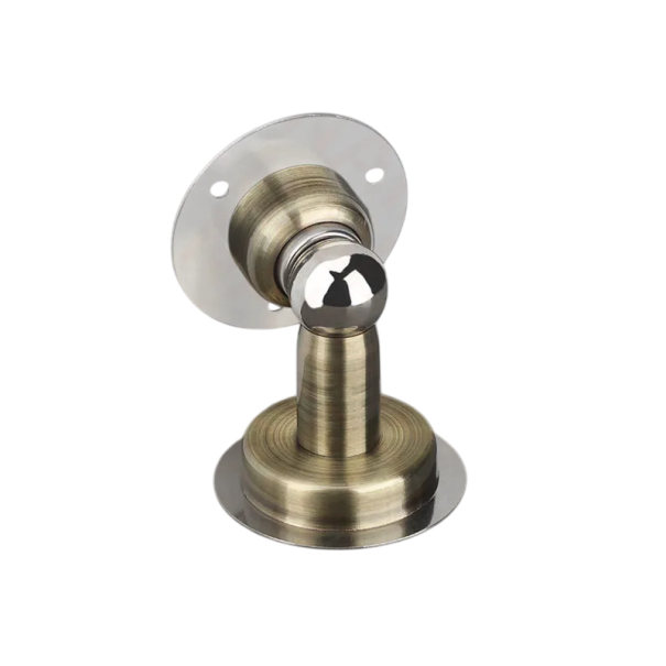 Magnetische Türstopper aus Edelstahl Wandhalterung für Türen Starke magnetische Kraft Klebeinstallation oder Schrauben Einfache Montage bronze