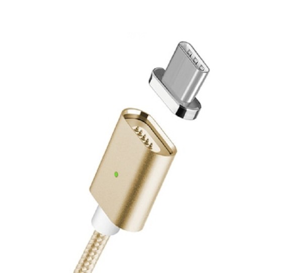 Magnetische USB-datakabel K498 goud 1 m 2