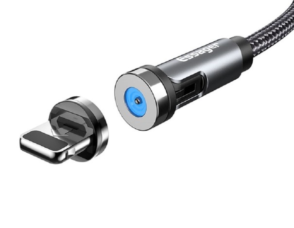 Magnetische USB-kabel K531 zwart 1 m 3